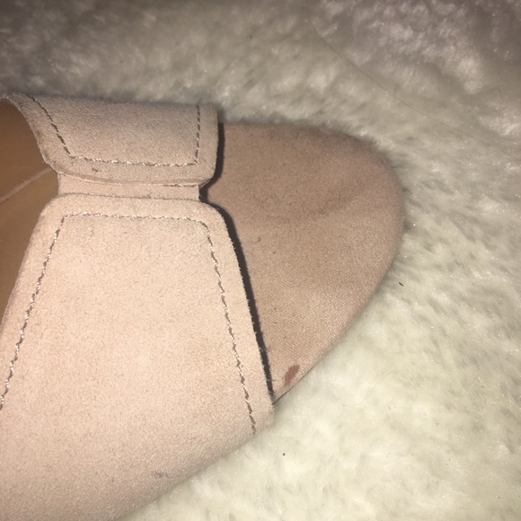 Franco Sarto light pink suede sandal heels - Picture 6 of 6